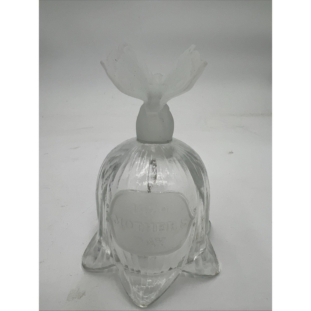 Goebel 1979 Mothers Day Crystal Glass Butterfly Bell